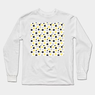 Virus seamless pattern Long Sleeve T-Shirt